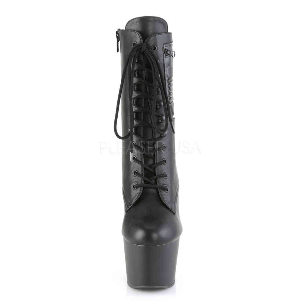 Pleaser - ADORE-1020PK Bottes de plate-forme, Pole dance chaussures - Chaussures de pole dance - Noir